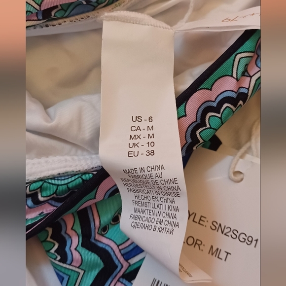 COPY - NWT Sunshine 79 Womens Bikini Bottom Size US 6 Multicolored - Picture 3 of 6